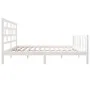 Estructura de cama madera maciza de pino blanco 120x200 cm de vidaXL, Camas y somieres - Ref: Foro24-3101344, Precio: 135,81 ...