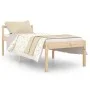 Bed for seniors solid pine wood 90x200 cm by vidaXL, Beds and slatted bases - Ref: Foro24-810599, Price: 108,88 €, Discount: %