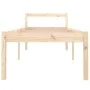 Bed for seniors solid pine wood 90x200 cm by vidaXL, Beds and slatted bases - Ref: Foro24-810599, Price: 108,88 €, Discount: %