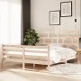 Solid pine wood bed frame 160x200 cm by vidaXL, Beds and slatted bases - Ref: Foro24-3101293, Price: 142,79 €, Discount: %