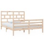 Solid pine wood bed frame 160x200 cm by vidaXL, Beds and slatted bases - Ref: Foro24-3101293, Price: 144,72 €, Discount: %
