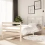 Solid pine wood bed frame 90x200 cm by vidaXL, Beds and slatted bases - Ref: Foro24-3101269, Price: 104,02 €, Discount: %