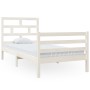 Estructura de cama madera maciza de pino 90x200 cm de vidaXL, Camas y somieres - Ref: Foro24-3101269, Precio: 103,95 €, Descu...