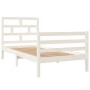 Estructura de cama madera maciza de pino 90x200 cm de vidaXL, Camas y somieres - Ref: Foro24-3101269, Precio: 103,95 €, Descu...