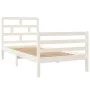 Solid pine wood bed frame 90x200 cm by vidaXL, Beds and slatted bases - Ref: Foro24-3101269, Price: 104,02 €, Discount: %