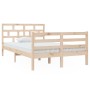 Estructura de cama madera maciza de pino 120x200 cm