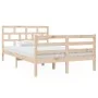 Solid pine wood bed frame 120x200 cm by vidaXL, Beds and slatted bases - Ref: Foro24-3101278, Price: 117,62 €, Discount: %
