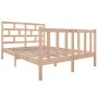 Bettgestell aus massivem Kiefernholz, 140 x 190 cm von vidaXL, Betten und Lattenroste - Ref: Foro24-3101328, Preis: 131,99 €,...