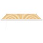 Toldo retráctil aluminio y tela amarillo y blanco 3,5x2,5 m von vidaXL, Markisen - Ref: Foro24-3154532, Preis: 816,91 €, Raba...