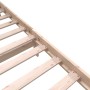Estructura de cama de madera maciza de pino 200x200 cm de vidaXL, Camas y somieres - Ref: Foro24-3101368, Precio: 152,11 €, D...