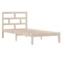 Estructura de cama madera maciza de pino 100x200 cm de vidaXL, Camas y somieres - Ref: Foro24-3101208, Precio: 88,85 €, Descu...