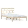 Bettgestell aus massivem Kiefernholz, 120 x 200 cm von vidaXL, Betten und Lattenroste - Ref: Foro24-3101213, Preis: 114,66 €,...