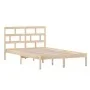 Bettgestell aus massivem Kiefernholz, 120 x 200 cm von vidaXL, Betten und Lattenroste - Ref: Foro24-3101213, Preis: 114,66 €,...