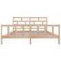 Solid pine wood bed frame 180x200 cm by vidaXL, Beds and slatted bases - Ref: Foro24-3101363, Price: 155,33 €, Discount: %