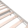 Solid white pine wood bed frame 140x200 cm by vidaXL, Beds and slatted bases - Ref: Foro24-3101349, Price: 144,12 €, Discount: %