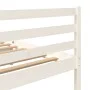 Estructura de cama de madera maciza de pino blanca 160x200 cm de vidaXL, Camas y somieres - Ref: Foro24-3101294, Precio: 153,...