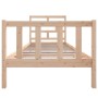 Solid pine wood bed frame 90x200 cm by vidaXL, Beds and slatted bases - Ref: Foro24-3101333, Price: 92,23 €, Discount: %