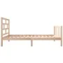 Solid pine wood bed frame 90x200 cm by vidaXL, Beds and slatted bases - Ref: Foro24-3101333, Price: 91,11 €, Discount: %