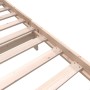 Solid pine wood bed frame 90x200 cm by vidaXL, Beds and slatted bases - Ref: Foro24-3101333, Price: 92,23 €, Discount: %