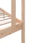 Solid pine wood bed frame 90x200 cm by vidaXL, Beds and slatted bases - Ref: Foro24-3101333, Price: 91,11 €, Discount: %
