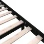 Solid black pine wood bed frame 100x200 cm by vidaXL, Beds and slatted bases - Ref: Foro24-3101342, Price: 138,73 €, Discount: %