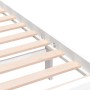 Weißer Massivholzbettrahmen 90x200 cm von vidaXL, Betten und Lattenroste - Ref: Foro24-3100705, Preis: 102,57 €, Rabatt: %
