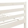 Massiver Bettrahmen aus weißem Kiefernholz, 140 x 190 cm von vidaXL, Betten und Lattenroste - Ref: Foro24-3101264, Preis: 142...