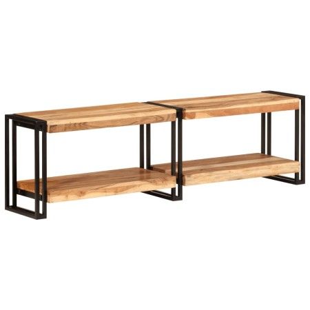 TV-Schrank aus massivem Akazienholz, 140 x 30 x 40 cm von vidaXL, TV-Möbel - Ref: Foro24-356172, Preis: 107,64 €, Rabatt: %