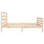 Solid wood bed frame 90x200 cm by vidaXL, Beds and slatted bases - Ref: Foro24-3101268, Price: 93,22 €, Discount: %