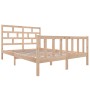 Estructura de cama de madera maciza de pino 160x200 cm de vidaXL, Camas y somieres - Ref: Foro24-3101358, Precio: 139,37 €, D...