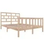 Estructura de cama de madera maciza de pino 160x200 cm de vidaXL, Camas y somieres - Ref: Foro24-3101358, Precio: 137,65 €, D...
