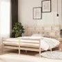 Bettgestell aus massivem Kiefernholz, 200 x 200 cm von vidaXL, Betten und Lattenroste - Ref: Foro24-3101303, Preis: 150,27 €,...