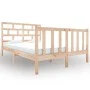 Bettgestell aus massivem Kiefernholz, 120 x 190 cm von vidaXL, Betten und Lattenroste - Ref: Foro24-3101318, Preis: 119,26 €,...