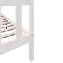 Estructura de cama madera maciza de pino blanca 150x200 cm de vidaXL, Camas y somieres - Ref: Foro24-3101354, Precio: 150,57 ...