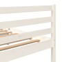 Massiver Bettrahmen aus weißem Kiefernholz, 140 x 200 cm von vidaXL, Betten und Lattenroste - Ref: Foro24-3101284, Preis: 144...