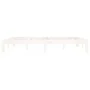 Solid white pine wood bed frame 160x200 cm by vidaXL, Beds and slatted bases - Ref: Foro24-810376, Price: 112,22 €, Discount: %