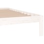 Weißer Massivholzbettrahmen Supe King 180x200 cm von vidaXL, Betten und Lattenroste - Ref: Foro24-810381, Preis: 119,52 €, Ra...