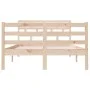 Kleines Doppelbettgestell aus Massivholz, 120 x 190 cm von vidaXL, Betten und Lattenroste - Ref: Foro24-3101253, Preis: 123,2...