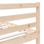 Small solid wood double bed frame 120x190 cm by vidaXL, Beds and slatted bases - Ref: Foro24-3101253, Price: 124,76 €, Discou...
