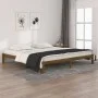Honigbrauner Bettrahmen aus massivem Kiefernholz, 200 x 200 cm von vidaXL, Betten und Lattenroste - Ref: Foro24-810388, Preis...