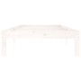 Estructura de cama madera maciza de pino blanco 90x200 cm de vidaXL, Camas y somieres - Ref: Foro24-810351, Precio: 78,35 €, ...