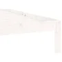 Estructura de cama madera maciza de pino blanco 90x200 cm de vidaXL, Camas y somieres - Ref: Foro24-810351, Precio: 77,42 €, ...