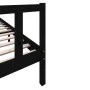 Estructura de cama de madera maciza de pino negro 200x200 cm de vidaXL, Camas y somieres - Ref: Foro24-3101372, Precio: 217,5...