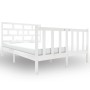 Massiver Bettrahmen aus weißem Kiefernholz, 120 x 190 cm von vidaXL, Betten und Lattenroste - Ref: Foro24-3101319, Preis: 138...
