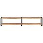 Mueble de TV madera maciza de acacia 200x30x40 cm de vidaXL, Muebles TV - Ref: Foro24-356181, Precio: 164,54 €, Descuento: %