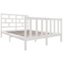 Estructura de cama madera maciza pino blanco 120x190 cm de vidaXL, Camas y somieres - Ref: Foro24-3101319, Precio: 138,45 €, ...