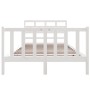 Estructura de cama madera maciza pino blanco 120x190 cm de vidaXL, Camas y somieres - Ref: Foro24-3101319, Precio: 138,45 €, ...