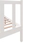Massiver Bettrahmen aus weißem Kiefernholz, 120 x 190 cm von vidaXL, Betten und Lattenroste - Ref: Foro24-3101319, Preis: 138...