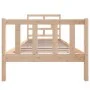 Solid pine wood bed frame 90x190 cm by vidaXL, Beds and slatted bases - Ref: Foro24-3101313, Price: 94,17 €, Discount: %