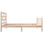 Solid pine wood bed frame 90x190 cm by vidaXL, Beds and slatted bases - Ref: Foro24-3101313, Price: 95,38 €, Discount: %